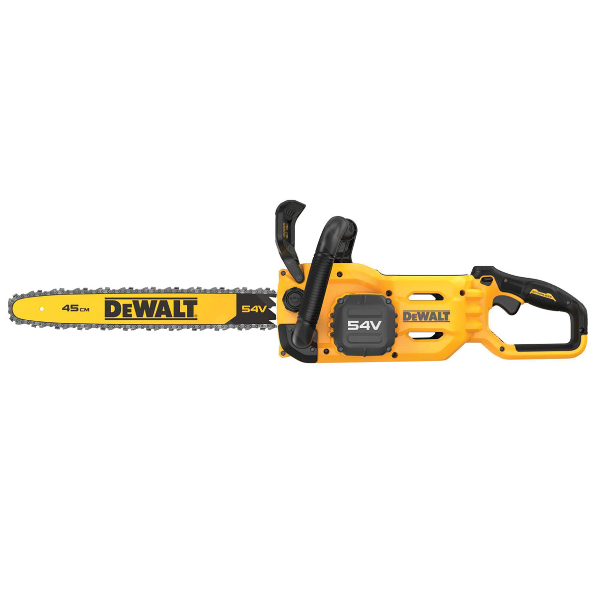 FLEXVOLT Electric Chainsaw 45cm Bar, BRUSHLESS Motor, 9Ah High Power Battery and ACCESSORIES - DeWALT - DCMCS574X1-QW FLEXVOLT Electric Chainsaw 45cm Bar, BRUSHLESS Motor, 9Ah High Power Battery and ACCESSORIES - DeWALT - DCMCS574X1-QW